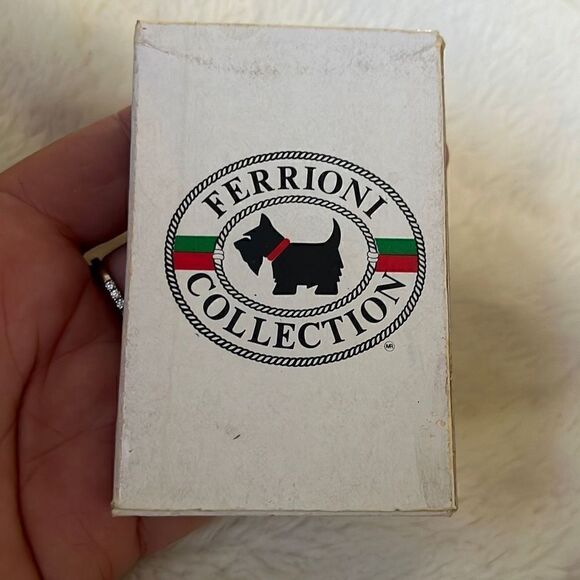 Vintage Ferrioni Collection Scottie Dog Playing Cards Never Used - Picture 1 of 5